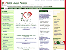 Tablet Screenshot of liceoaprosio.it